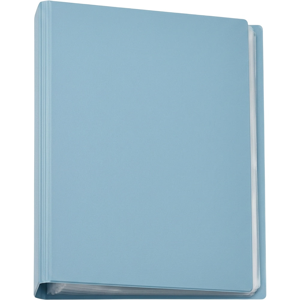 OAKD A4 Document Storage Album Mist Blue 40 Pockets