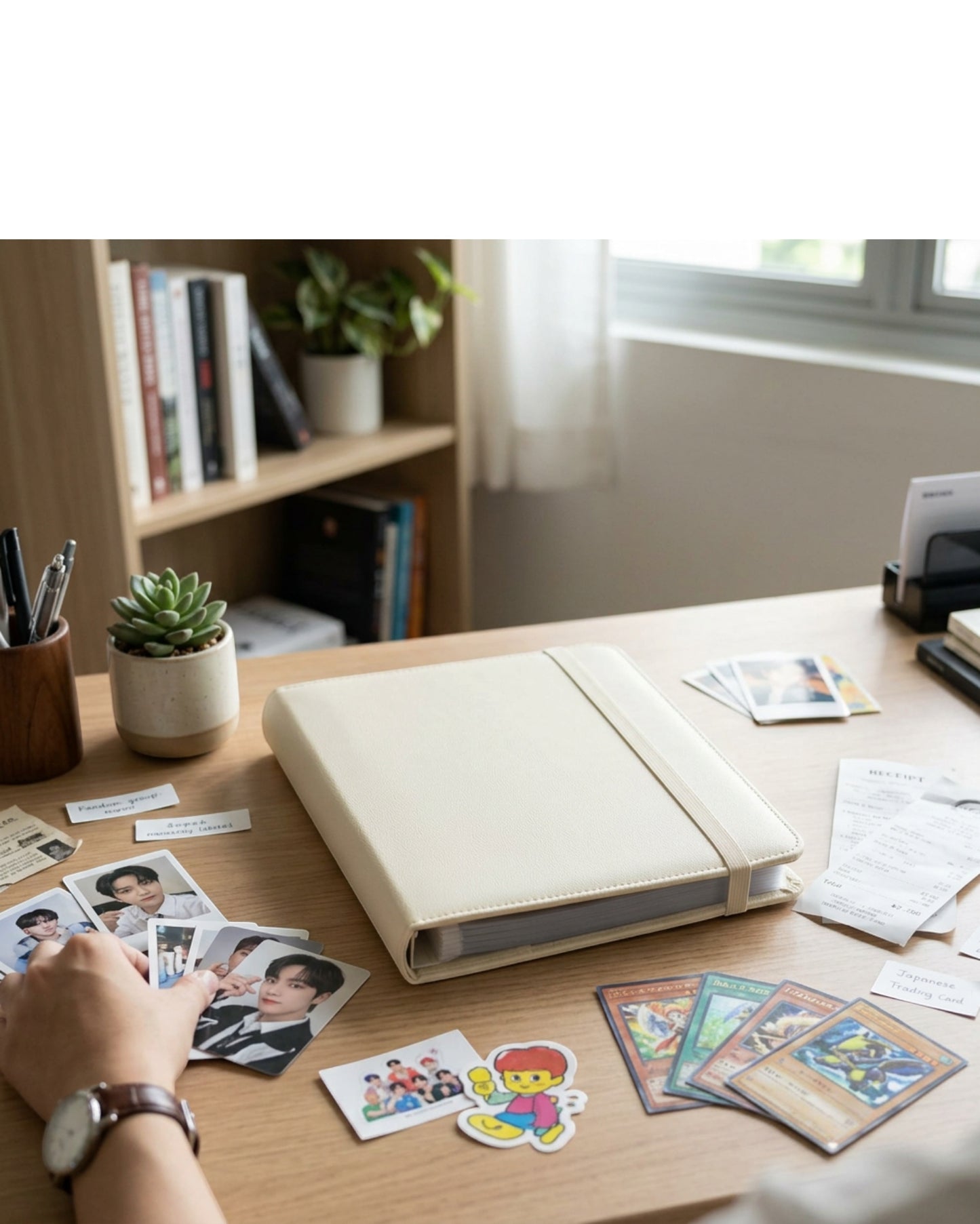 OAKD Photo Card Storage Binder Cream 240 Slots